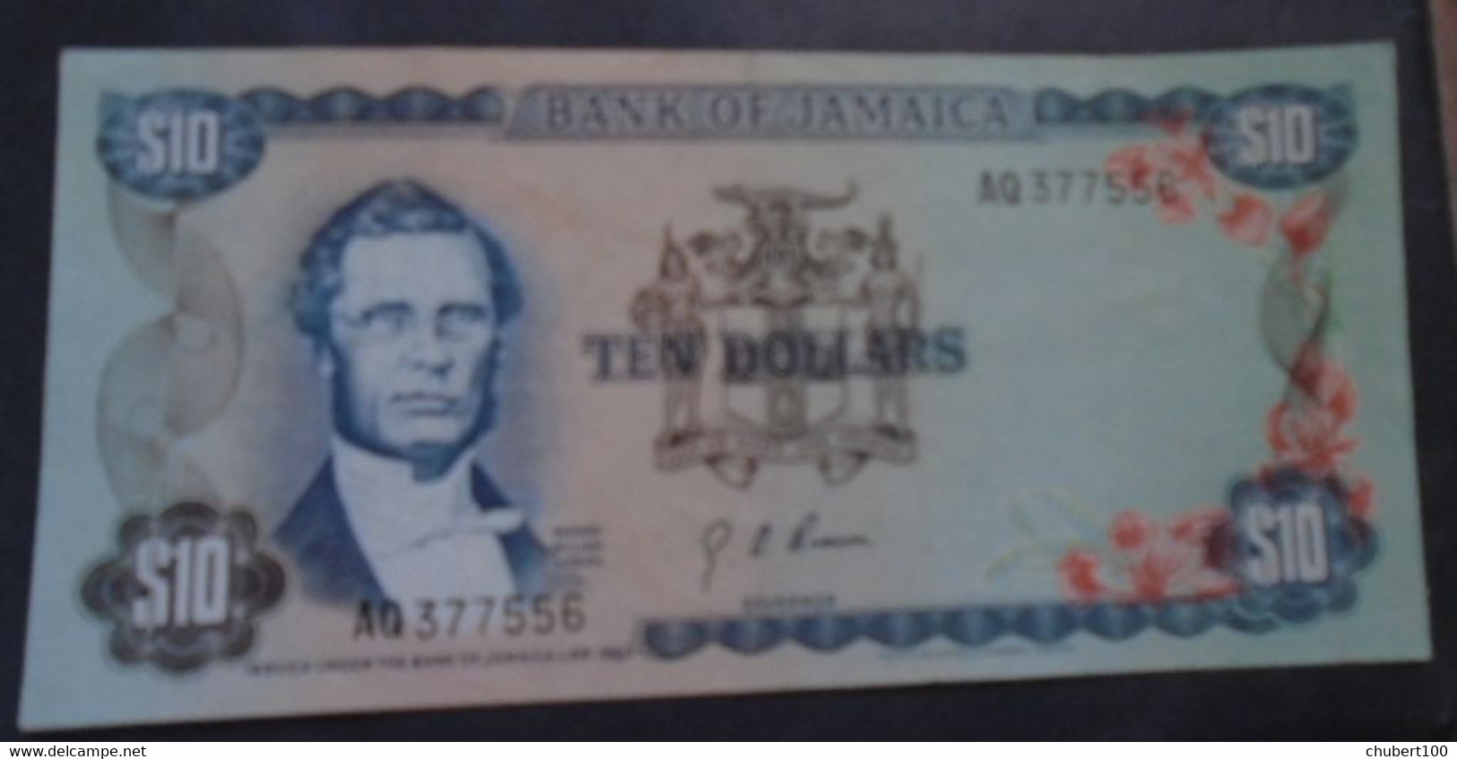 JAMAICA , P 62 , 10 Dollars , L 1960 (1976),  EF/ Almost UNC - Jamaica