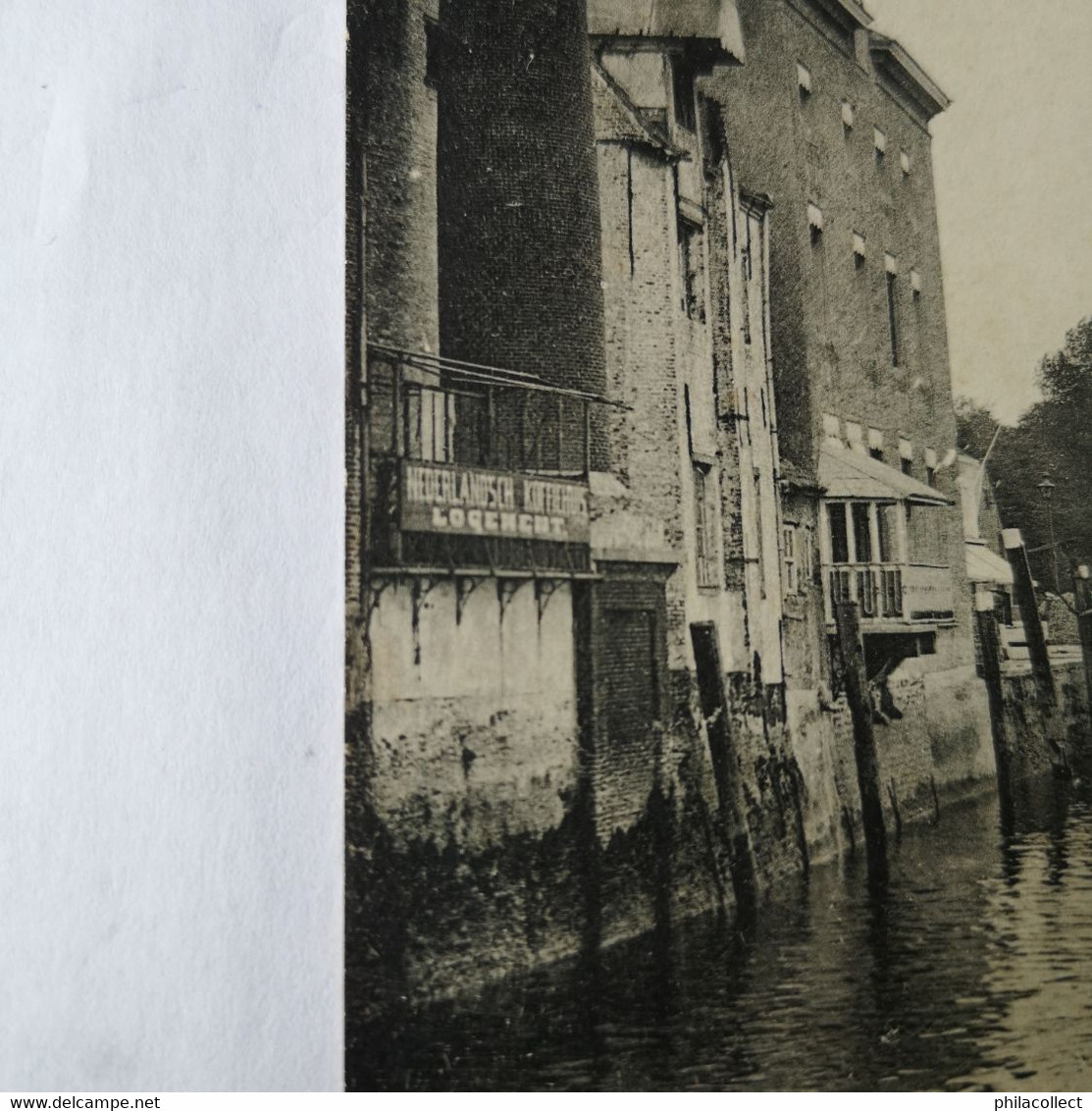 Temse - Temsche - Tamise // Le Port (bord Links Nederlandsch Koffiehuis - Logement Ca 1900 Sugg. Vlekkig - Temse