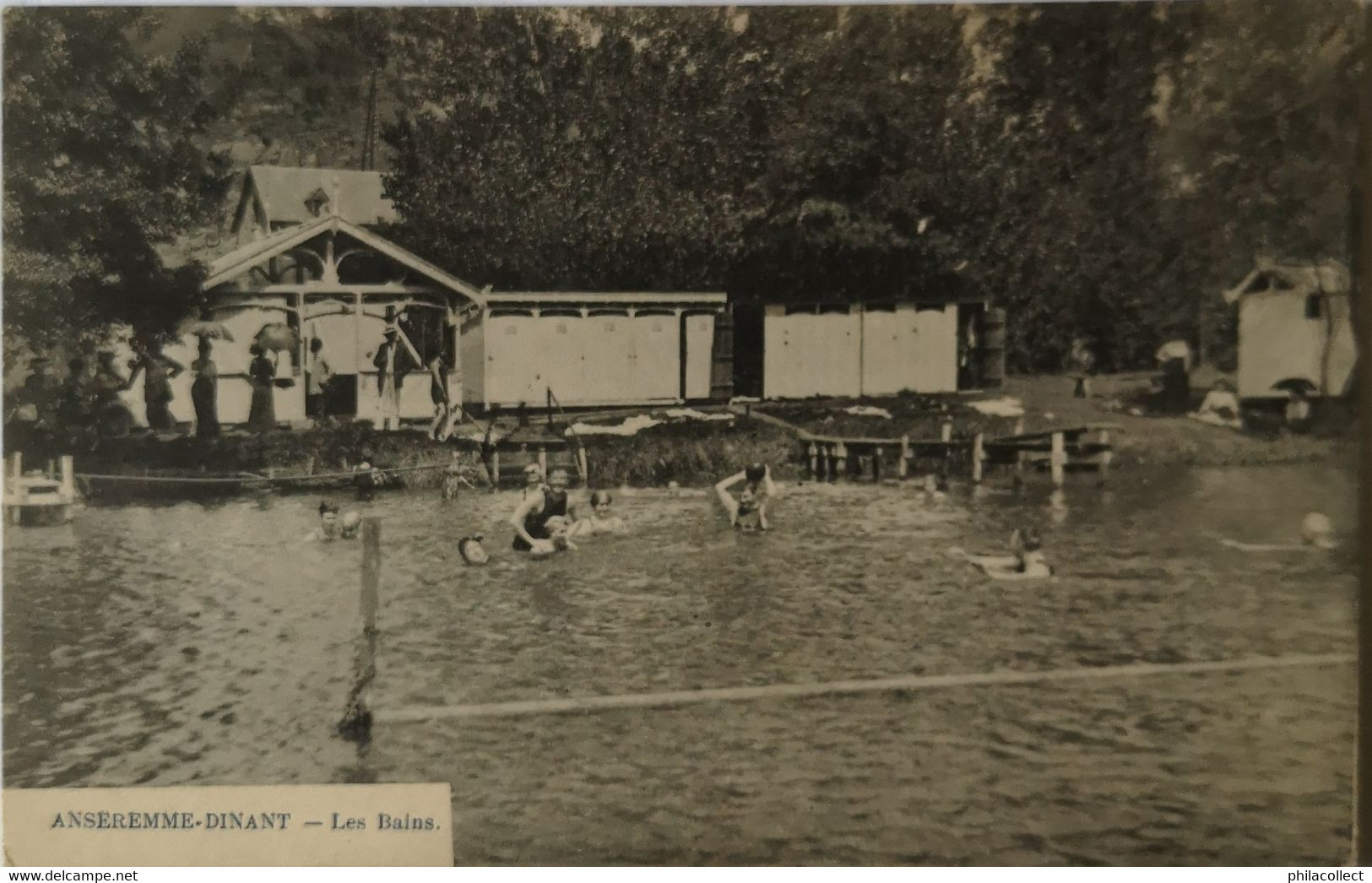 Anseremme - Dinant // Les Bains (animee)1921 - Dinant