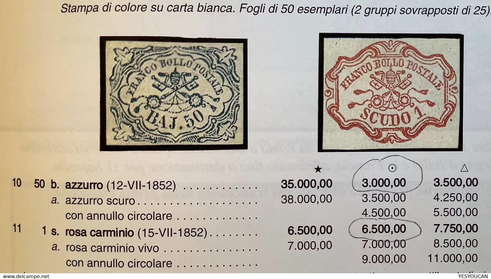 Stato Pontificio 1852-1868 COLLECTION 69 STAMPS (États Pontificaux Pontifical States Collezione Italy Italia Italie - Stato Pontificio