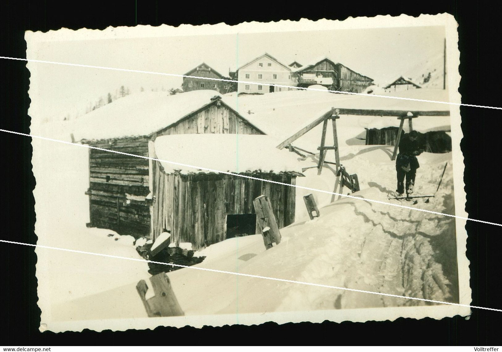 Orig. Foto 1931 Gurgl Obergurgl Ortspartie, Gemeinde Sölden Bezirk Imst Tirol - Sölden