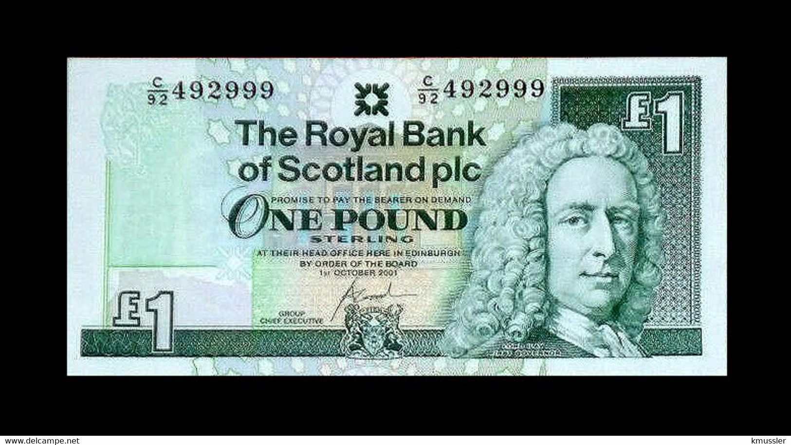 # # # Banknote Schottland (Scottland) 1 Pfund 1973 UNC # # # - 1 Pound