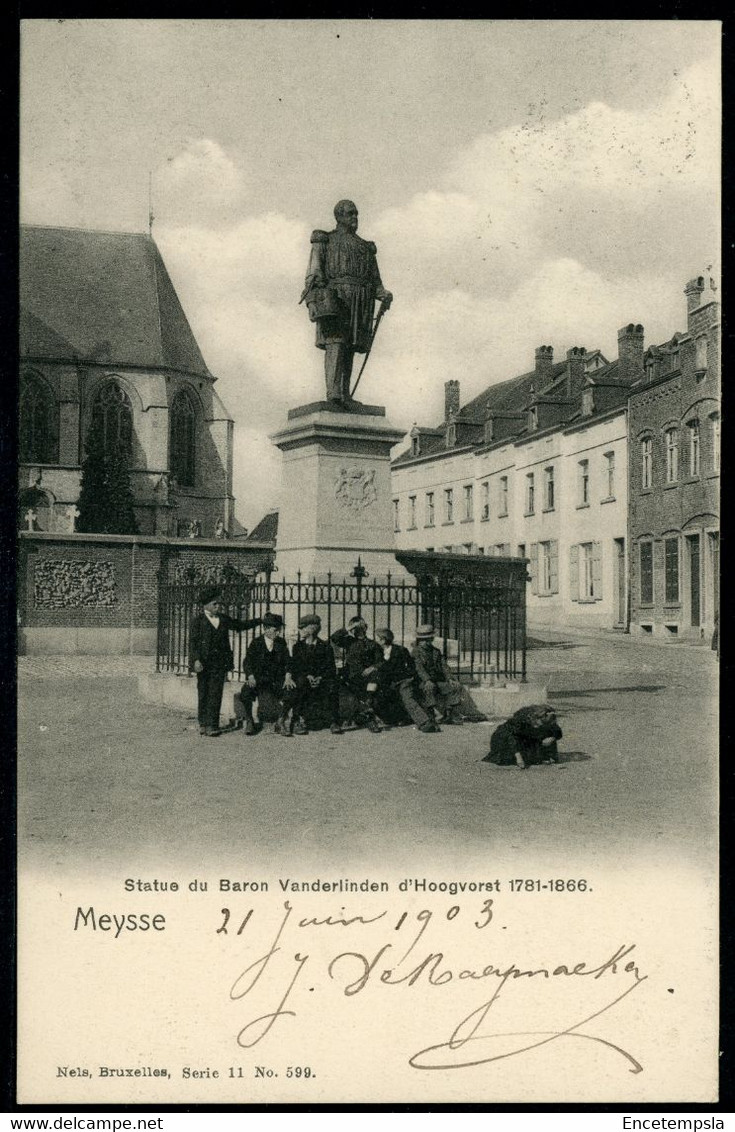 CPA - Carte Postale - Belgique - Meysse - Statue Du Baron Vanderlinden D'Hoogvorst - 1903 (CP20874) - Meise