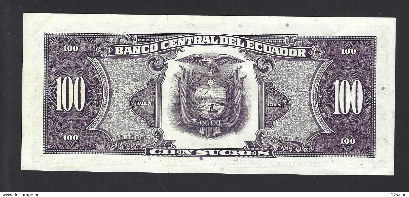 BILLET EQUATEUR 100 Quito - Other - America