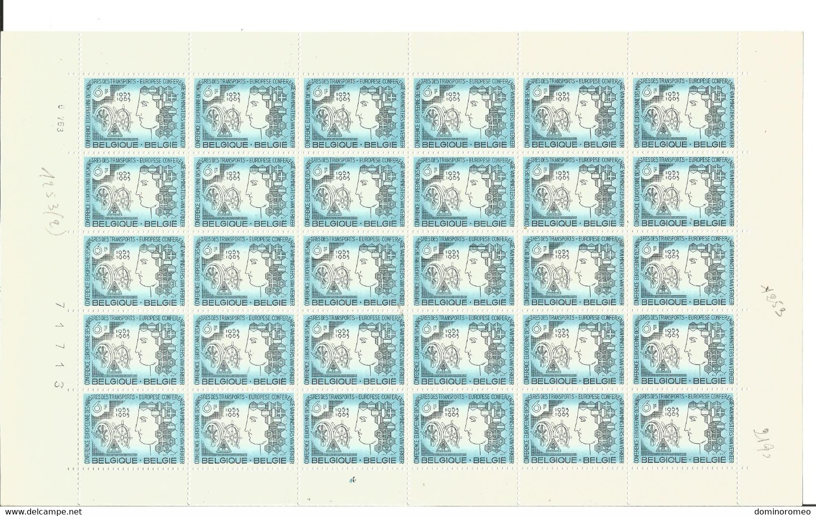 OCB 1253  Postfris Zonder Scharnier **  Volledig Vel ( Plaatnummer 4 ) - 1961-1970