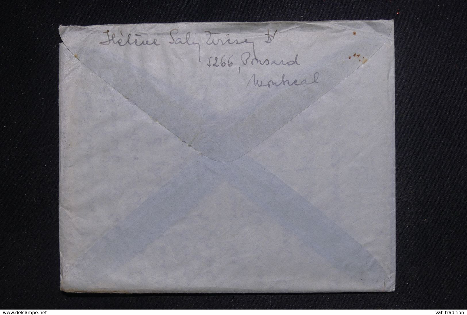 CANADA - Enveloppe De Montreal Pour Paris En 1953  - L 126203 - Briefe U. Dokumente