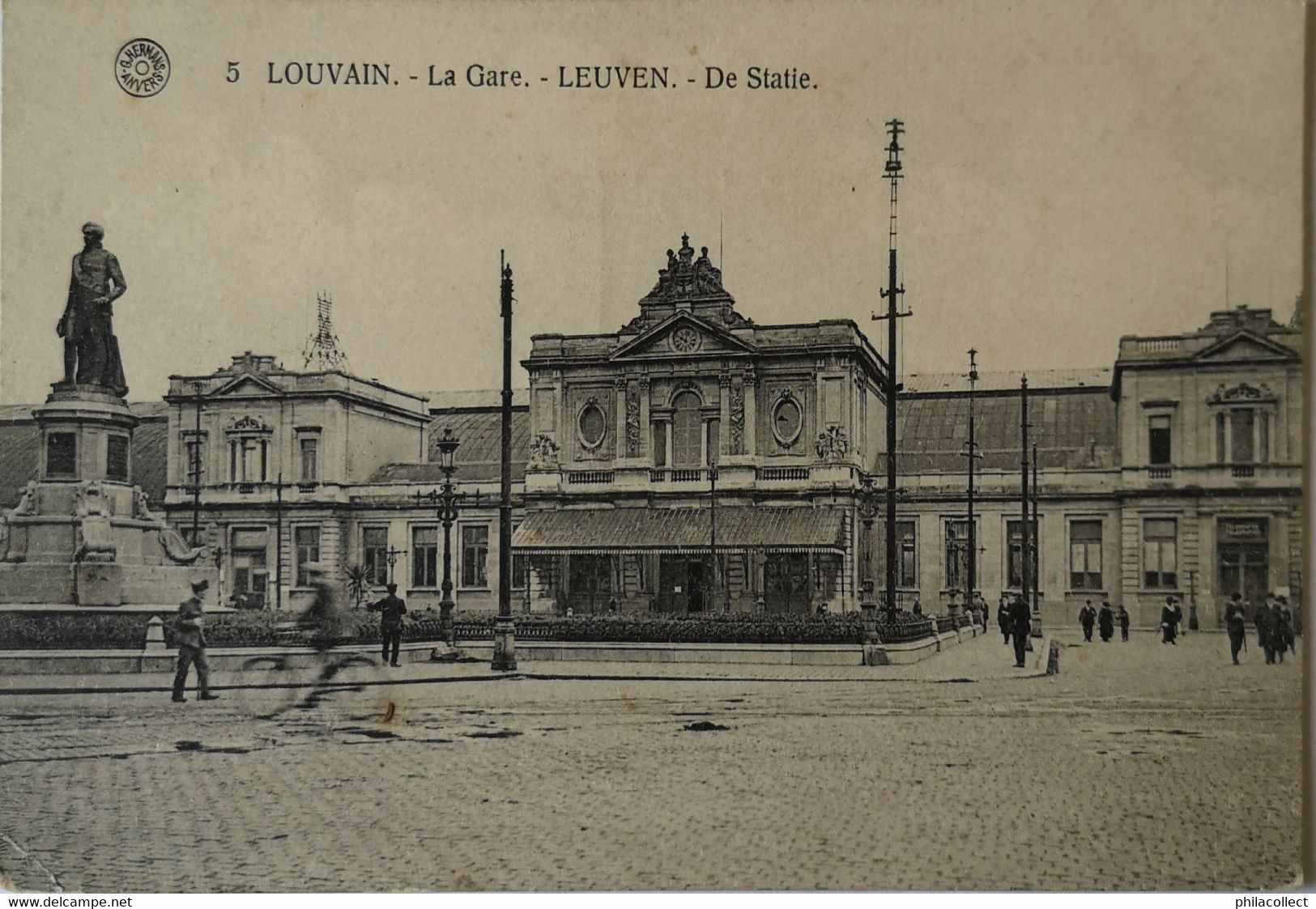 Leuven - Louvain // LA Gare - De Statie (iets Ander Zicht) 9?? Ed. Hermans - Leuven