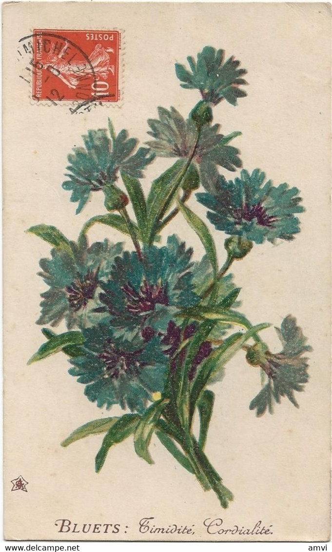22-7-1895 Bleuets Timidite Convivialite - Blumen