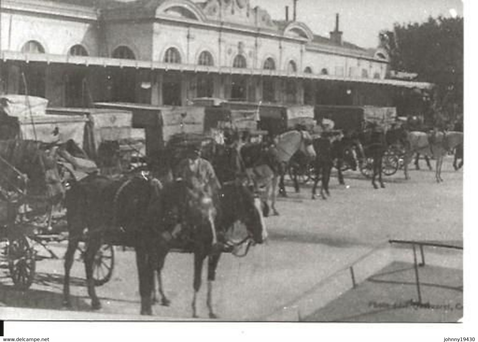 PHOTO 9X13 DE CETTE  -  ( Animées : LA GARE ) SETE - Sete (Cette)