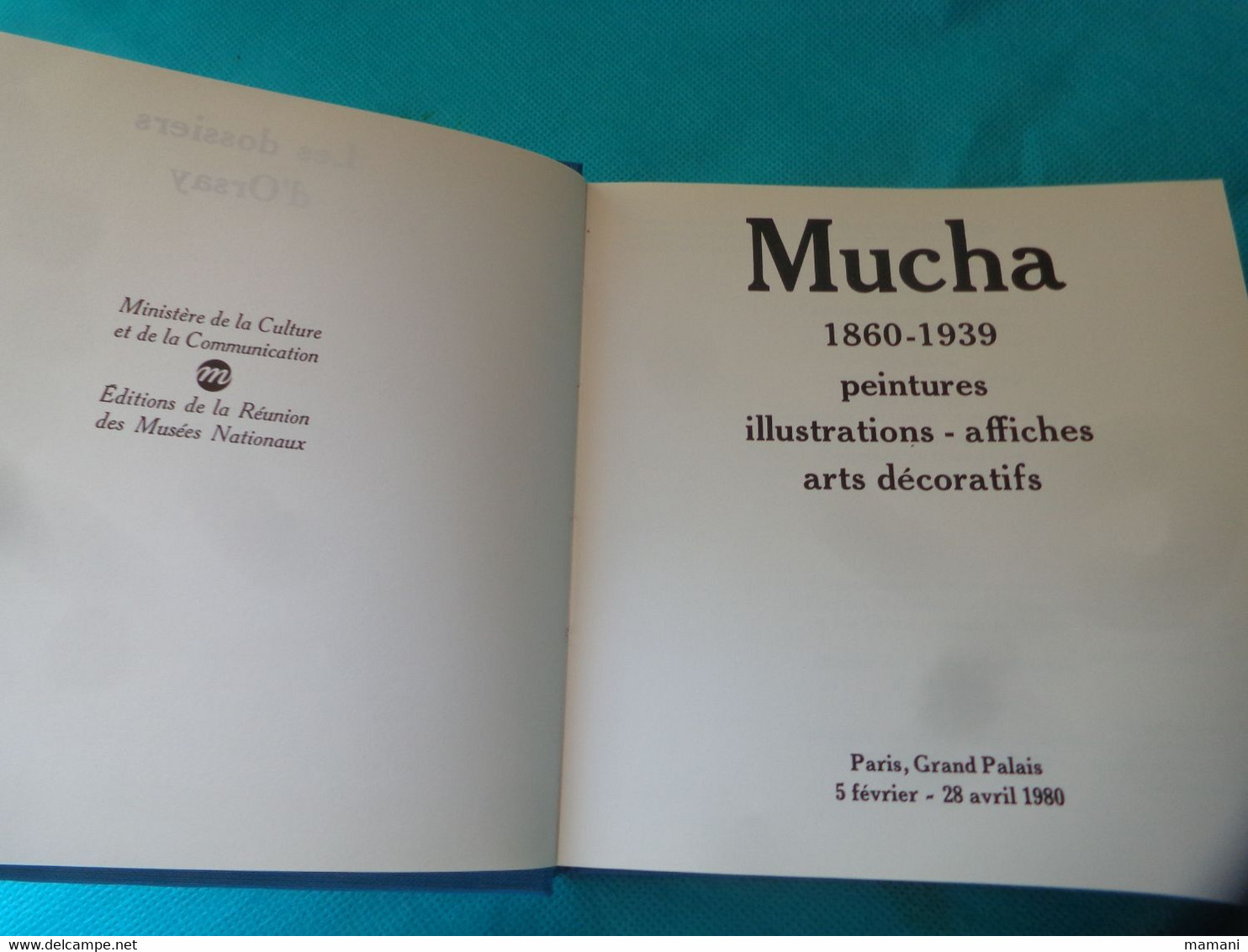 Mucha Livre  Editions Des Musees Nationaux 1980 - Autres & Non Classés