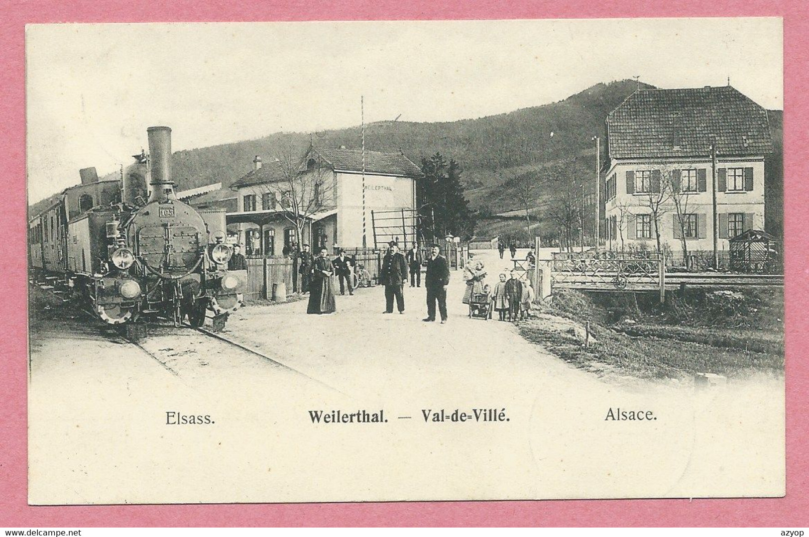 67 - KESTENHOLZ - CHATENOIS - WEILERTHAL - VAl De VILLE - Train - Zug - Locomotive - Lokomotive - Gare - Bahnhof - Autres & Non Classés