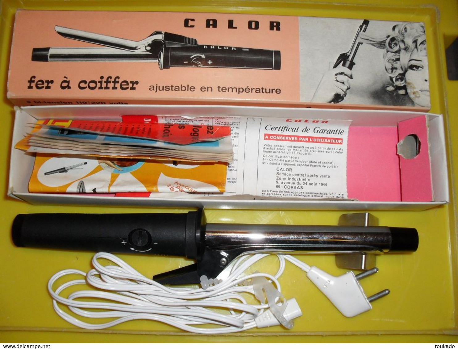 Fer à Coiffer Calor 94.64, Vintage Emballage D'origine Fonctionne - Accessoires