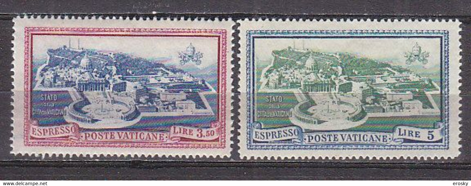 Z2444 - VATICANO Espresso SASSONE N°5/6 - VATICAN Expres Yv N°5/6 * - Express