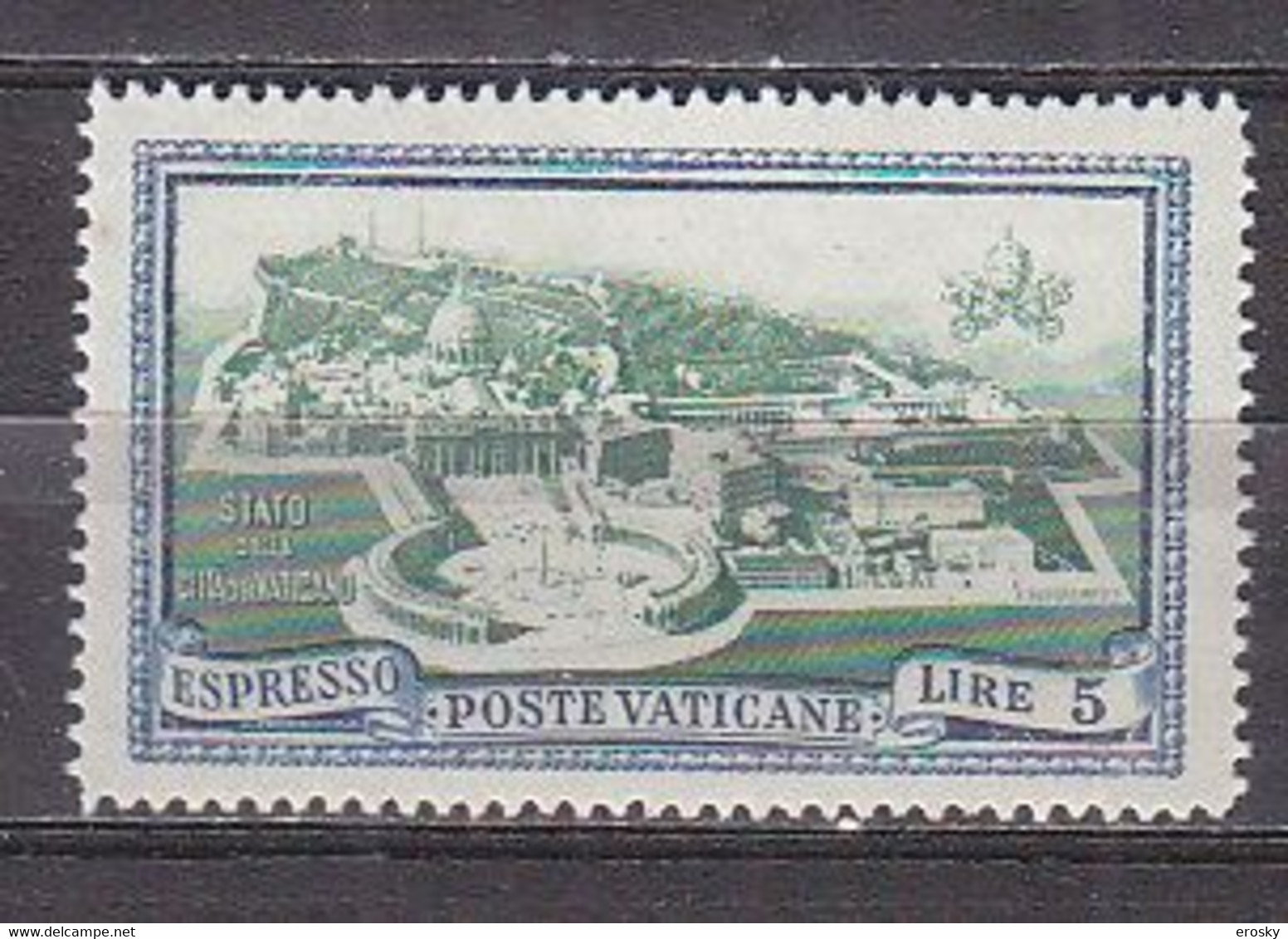 Z2445 - VATICANO Espresso SASSONE N°6 - VATICAN Expres Yv N°6 * - Priority Mail