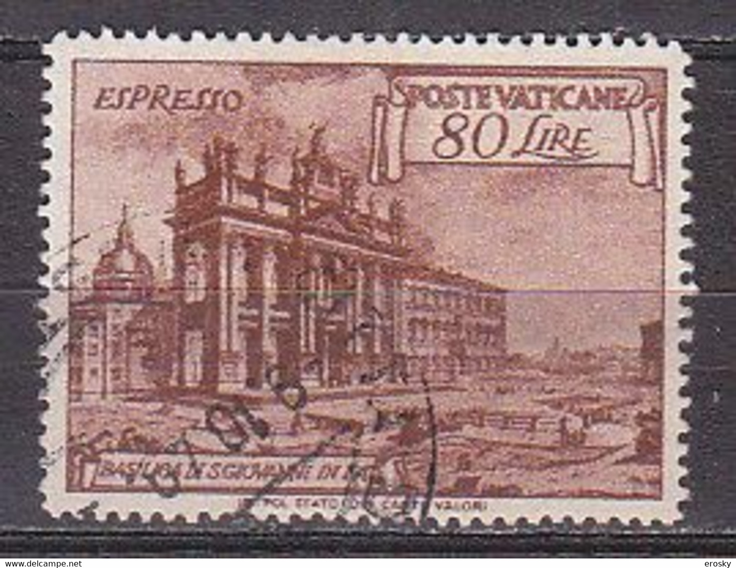 Z2451 - VATICANO Espresso SASSONE N°12 - VATICAN Expres Yv N°12 - Urgente