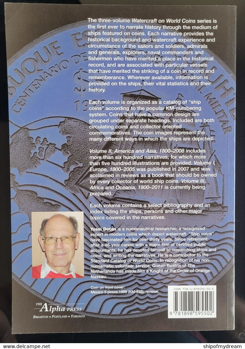 Watercraft On World Coins. Volume 2. America & Asia. Paperback. New - Libri Sulle Collezioni