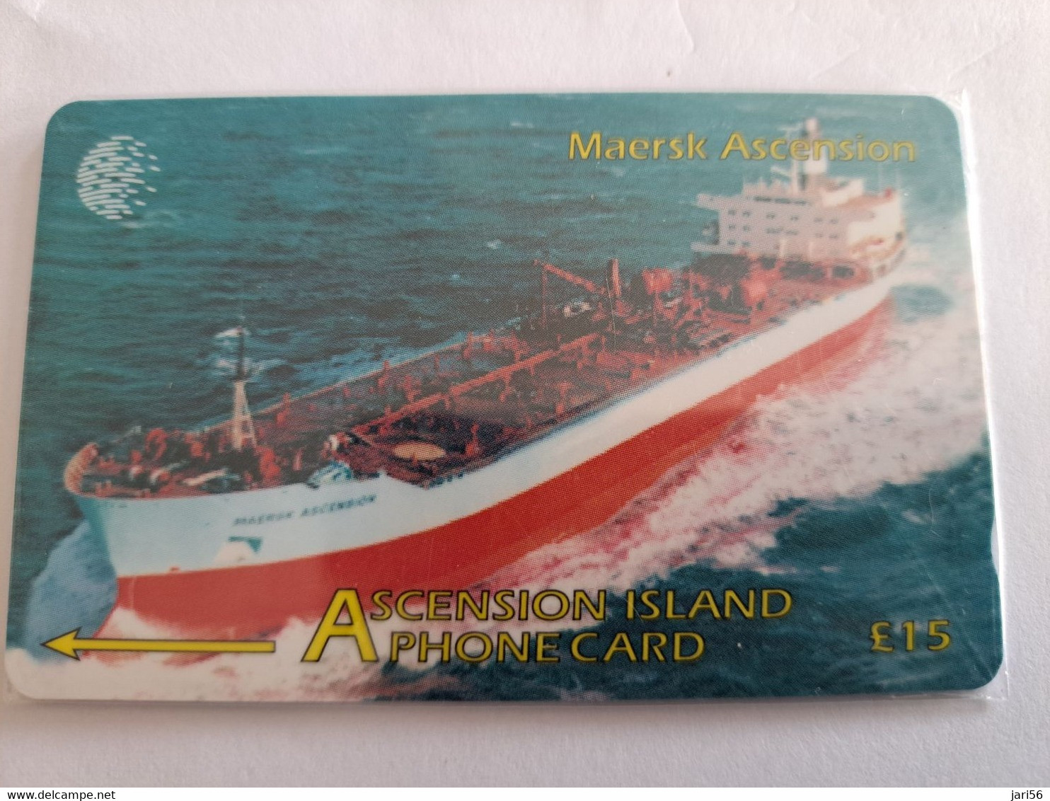 ASCENSION ISLAND   15 Pound  MAERSK   268CASB ASCENSION MINT IN WRAPPER  New  Logo C&W **10460** - Ascension (Ile De L')