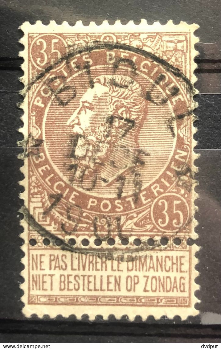 België, 1893, Nr 61, Sterstempel BIOUL - 1893-1900 Fijne Baard