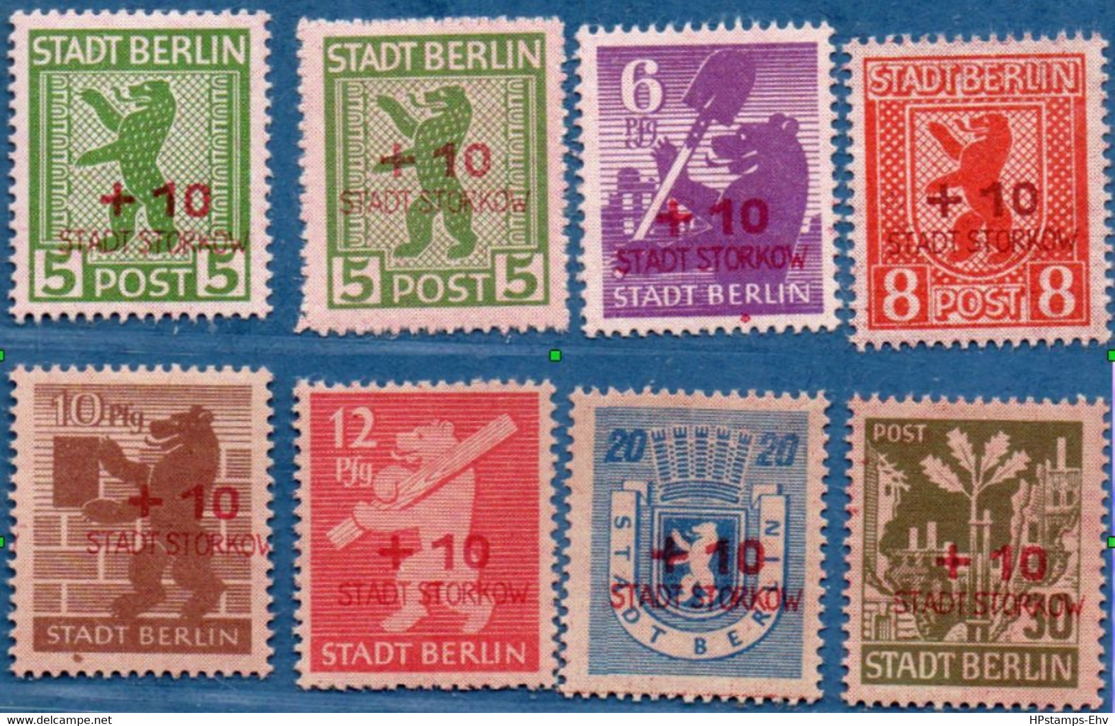 Germany, 1946 Storkow Issue On Berlin Stamps  MNH 2007.1437 - Andere & Zonder Classificatie