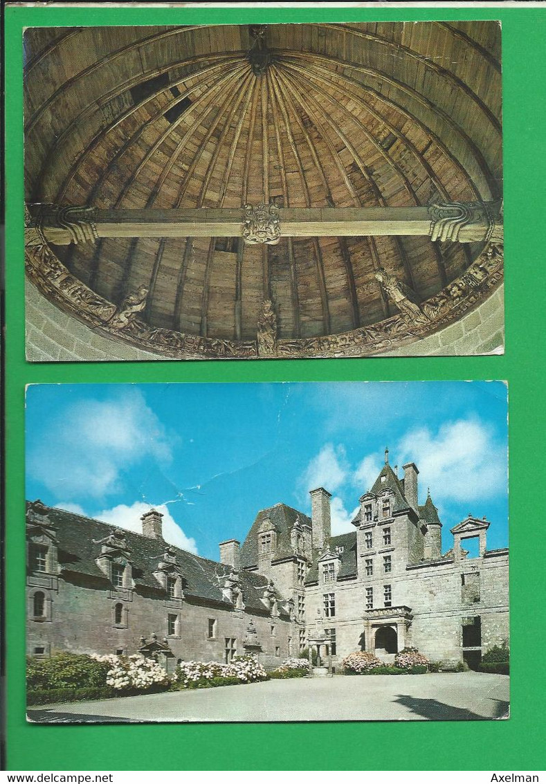 CPM  29  SAINT-VOUGAY : Lot De 2 Cartes Du Chateau De Kerjean - Saint-Vougay