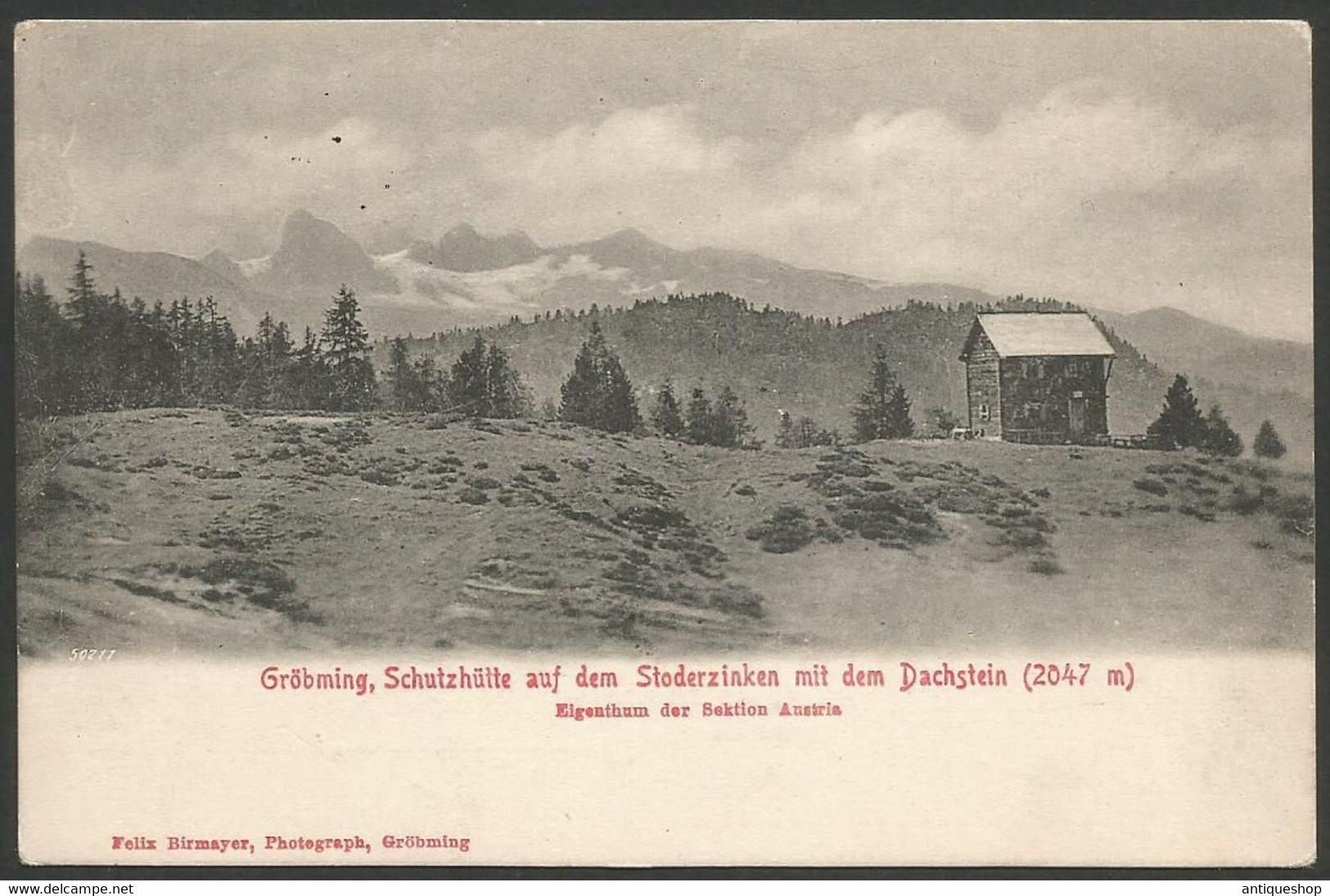 Austria-----Gröbming(Schutz Hutte)-----old Postcard - Gröbming
