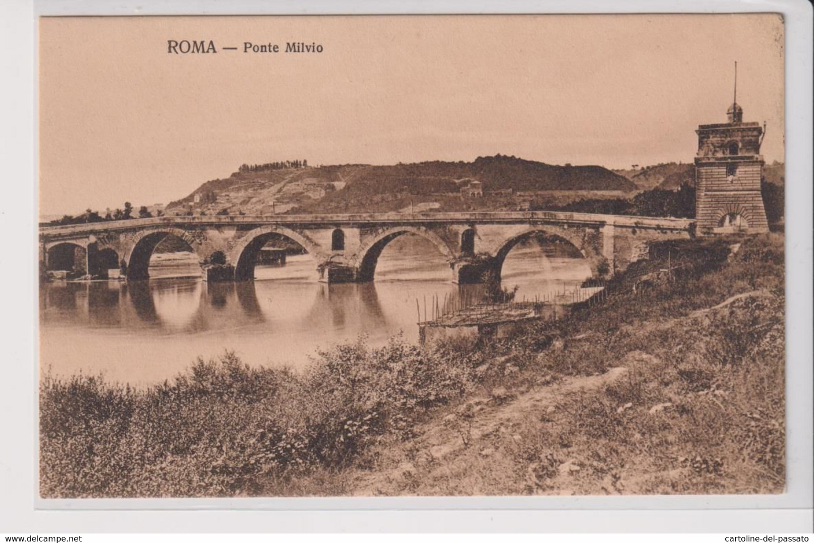 ROMA  PONTE MILVIO  NO VG - Pontes