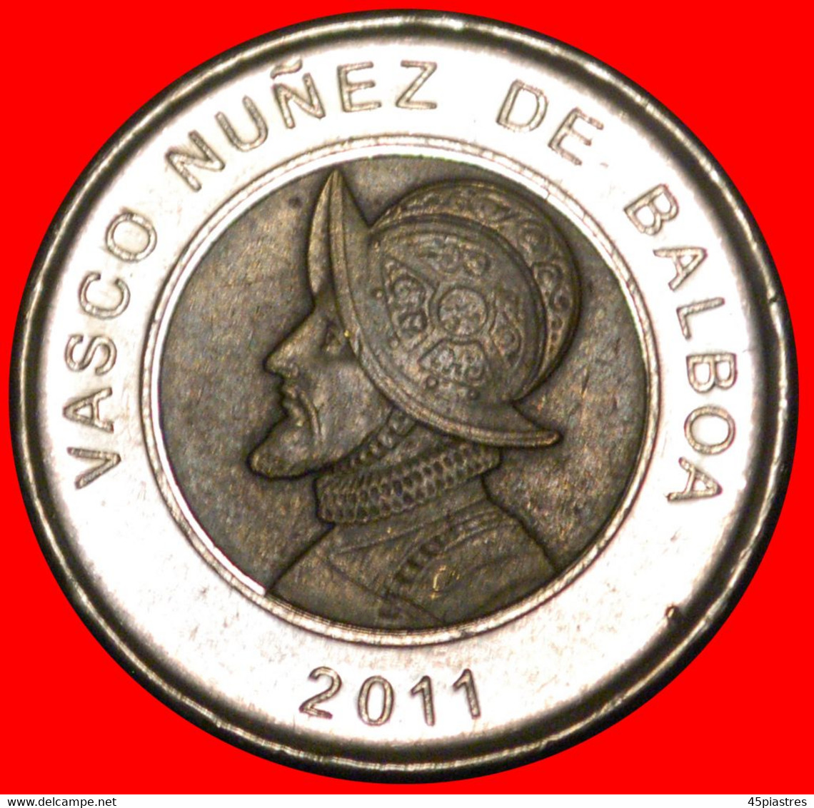 * CANADA (2011-2019): PANAMA ★ 1 BALBOA 2011 WITHOUT STAR! Vasco Nunez De Balboa (1475-1519) ★LOW START ★ NO RESERVE! - Panamá