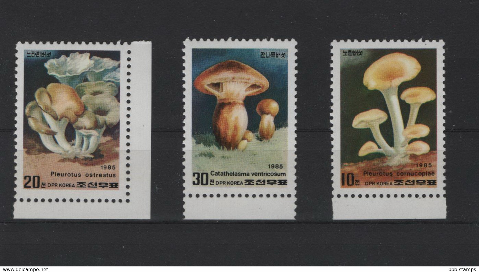 Korea Nord Michel Cat.No. Mnh/** 2640/2642 Mushroom - Korea (Noord)