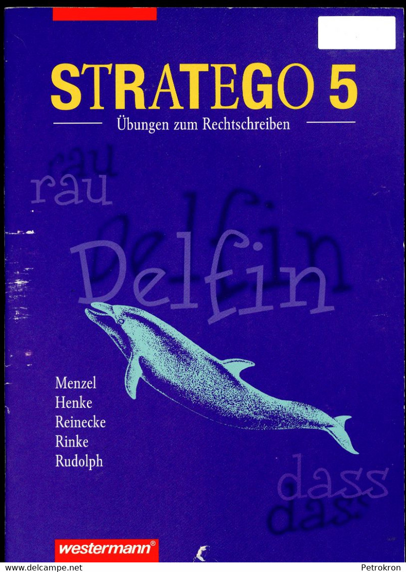 Westermann Stratego Klasse 5 Sekundarstufe 1 Deutsch Übungen Zum Rechtschreiben 1996. - School Books