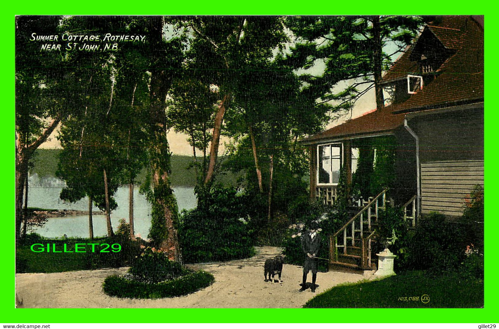 ROTHESAY, NEW BRUNSWICK - SUMMER COTTAGE - ANIMATED - TRAVEL IN 1909 - THE VALENTINE & SONS PUB. - - St. John