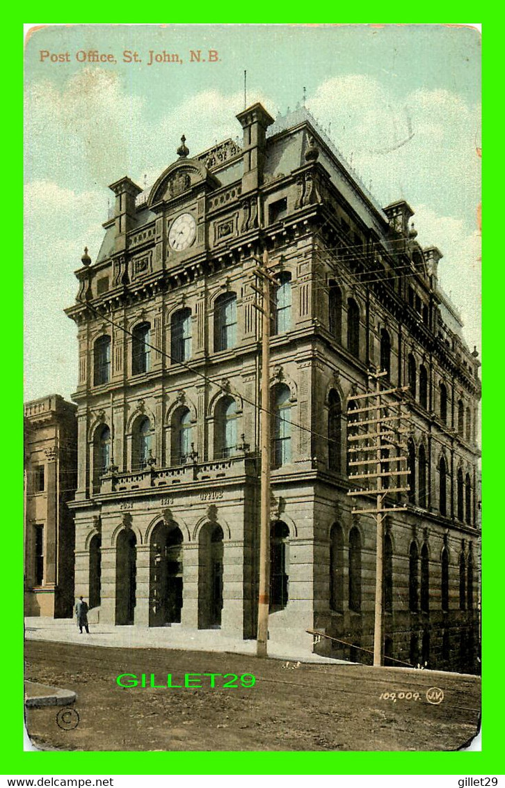 ST JOHN, NEW BRUNSWICK - POST OFFICE - PUB BY E.P. CHARLTON & CO LTD - - St. John