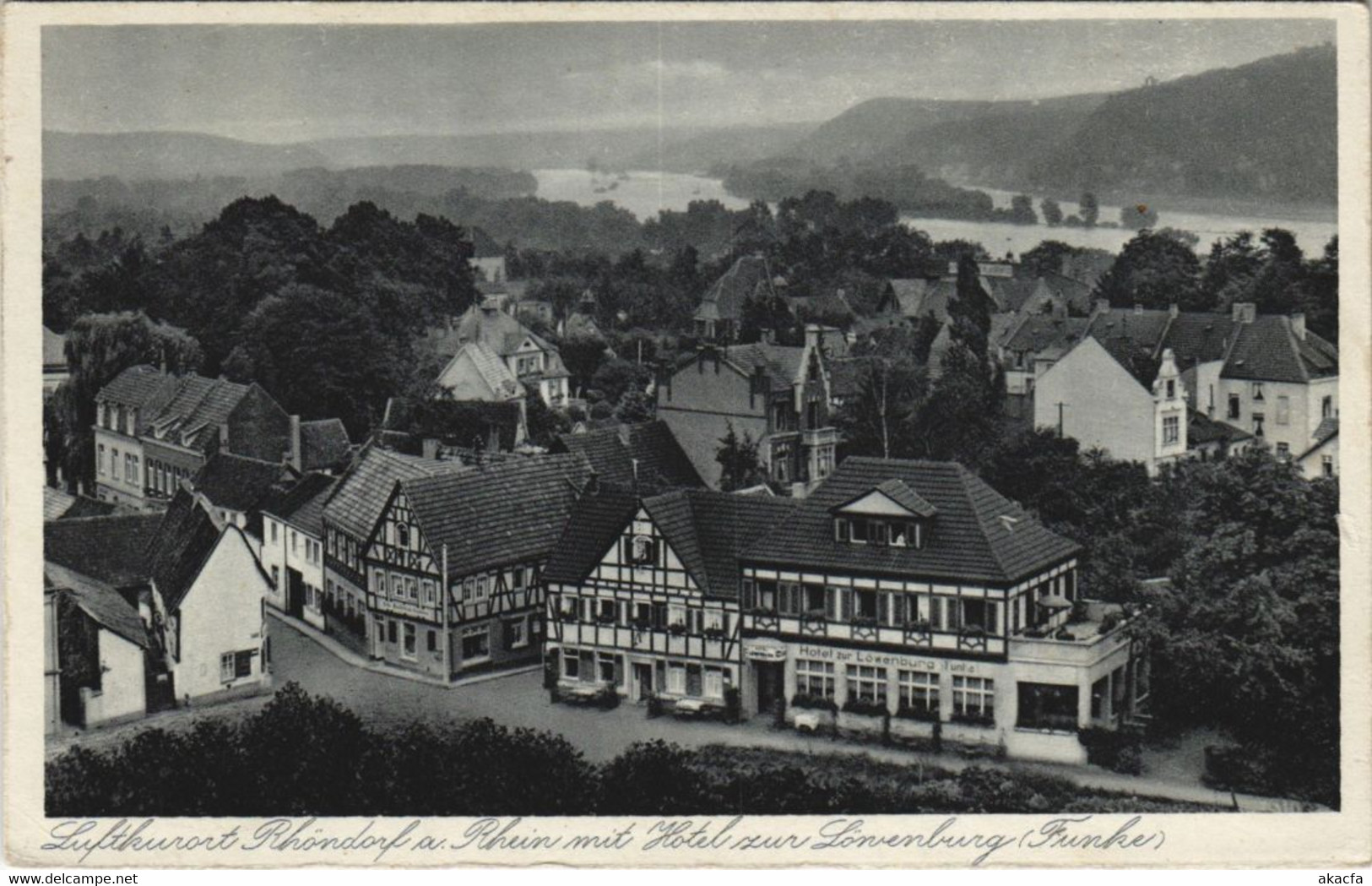CPA AK RHONDORF A. RHEIN Mit Hotel Zur Lowenburg GERMANY (319117) - Röhndorf