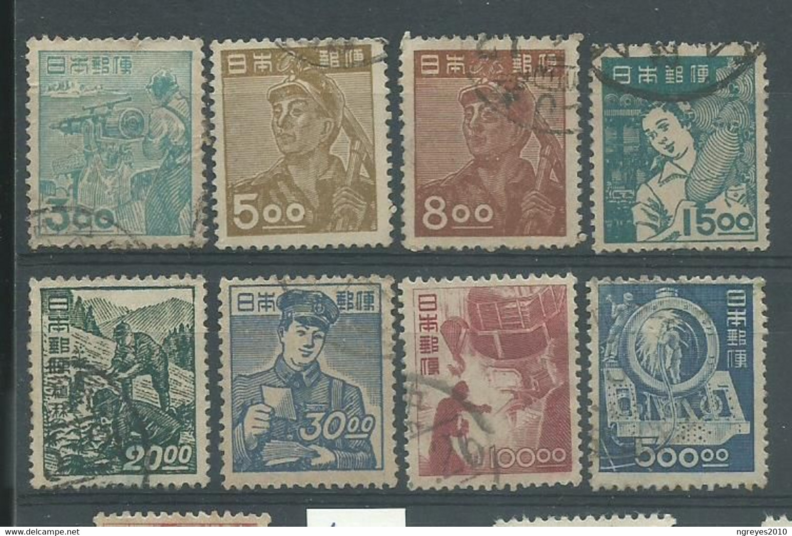 220041776 JAPON.  YVERT  Nº  392/394/397/398/399/400/401/402 - Used Stamps