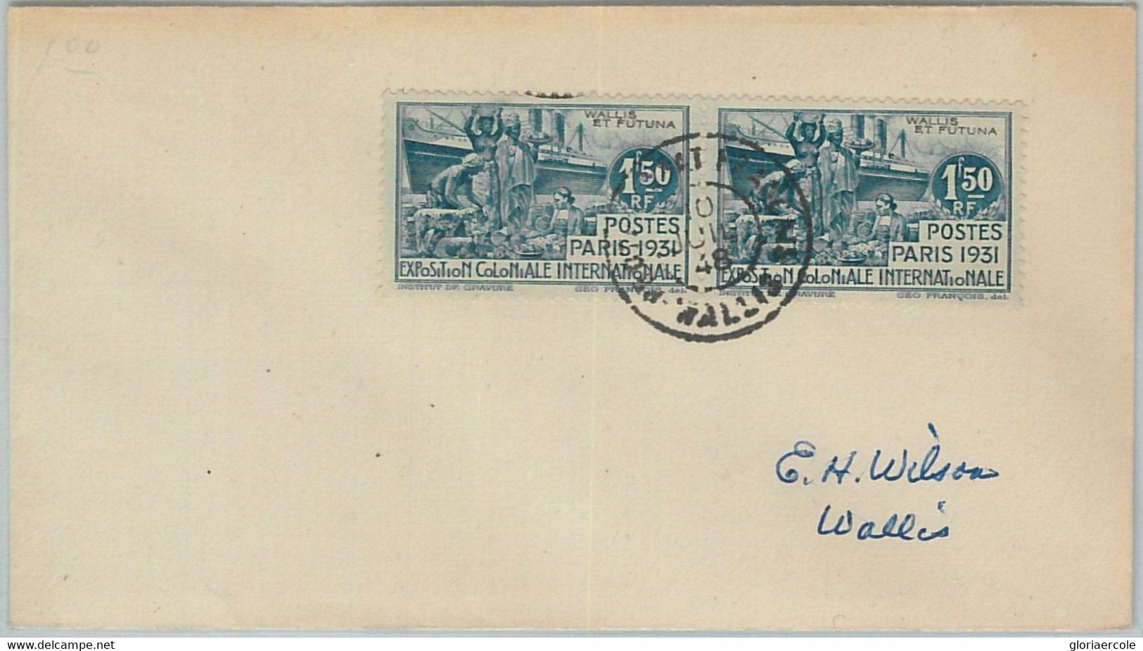 74758 -  WALLIS Et FUTUNA  - POSTAL HISTORY - Local Mail COVER - 1948 - Other & Unclassified