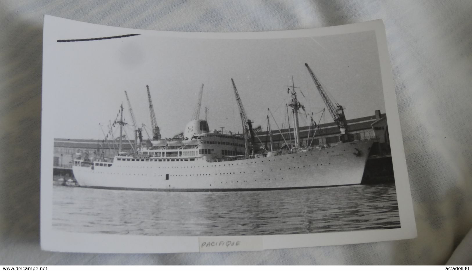 Carte Photo  Sport Baudelaire Marseille : PACIFIQUE .............. A-9620 - Steamers