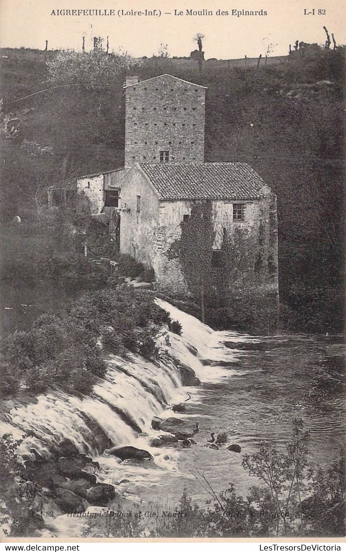 CPA - 44 - AIGREFEUILLE - Le Moulin Des Epinards - Cascade - Courant D'eau - Aigrefeuille-sur-Maine