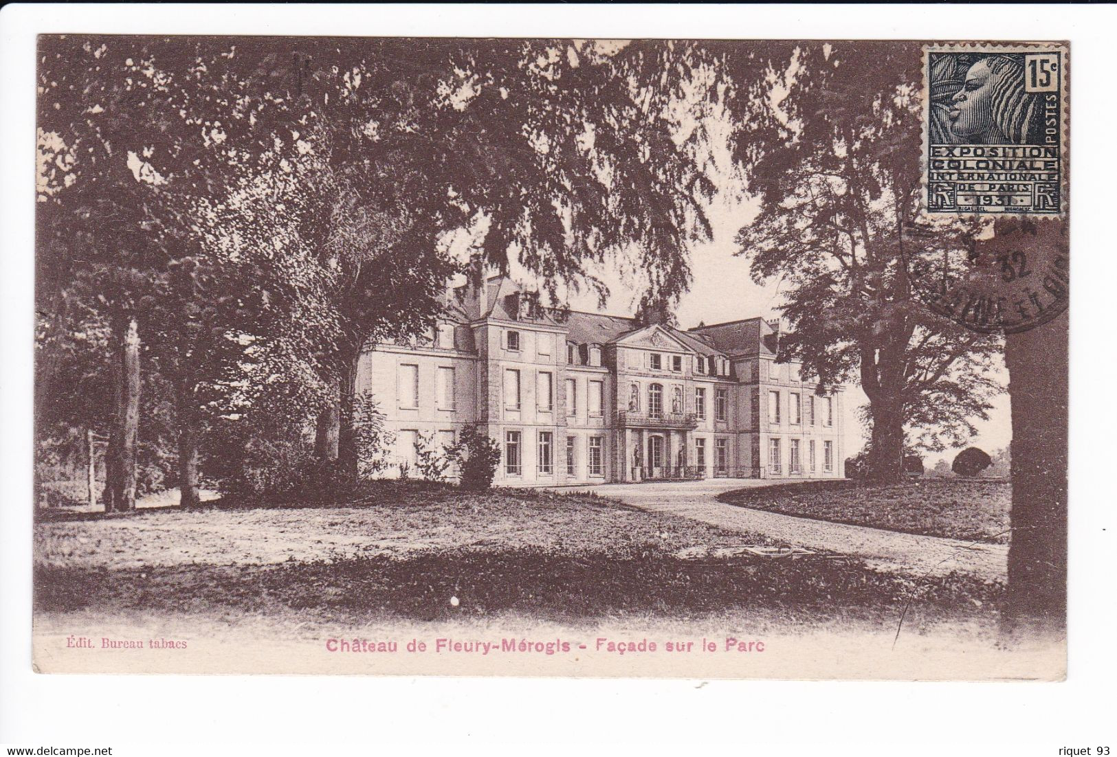 Château De Fleury-Mérogis - Façade Sur Le Parc - Fleury Merogis