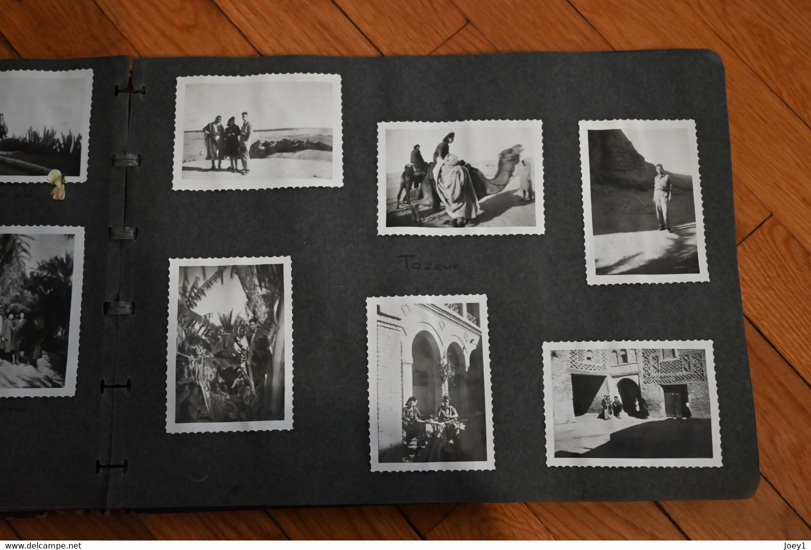 1 Album famille 160 photos des années 40 jusqu'en 1953..avec annotation des lieus