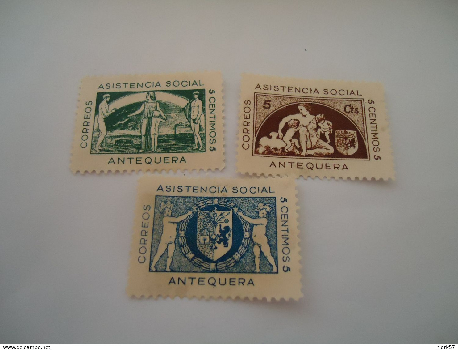 ANTEGUERA  3  SPAIN    USED  STAMPS - Aguera