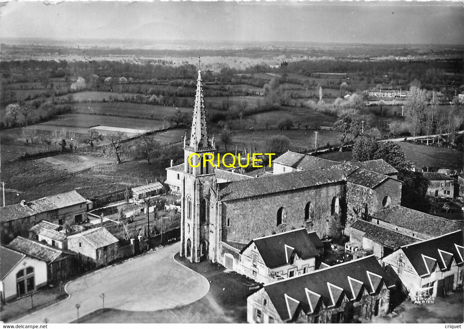 79 L'Absie, Vue Aérienne Du Centre Du Bourg - L'Absie