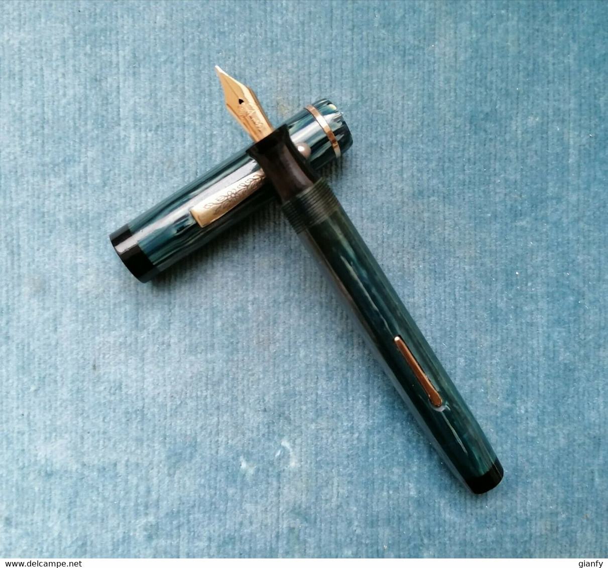 STILOGRAFICA GOOD SERVICE DEPENDABLE 1930 FOUNTAIN PEN DUOFOLD SENIOR STYLE - Stylos