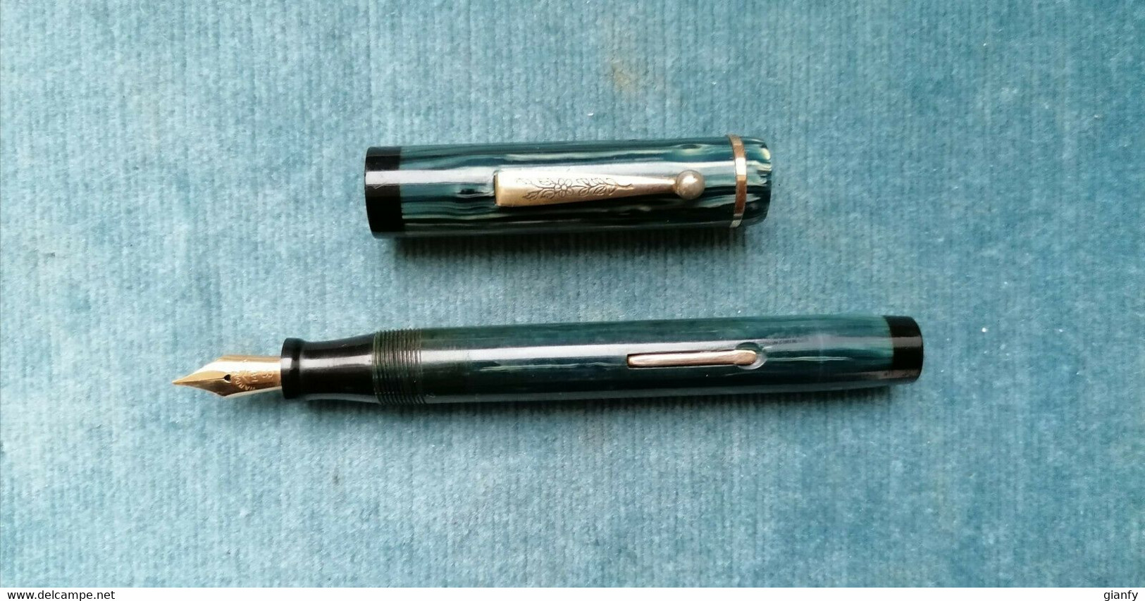 STILOGRAFICA GOOD SERVICE DEPENDABLE 1930 FOUNTAIN PEN DUOFOLD SENIOR STYLE - Stylos