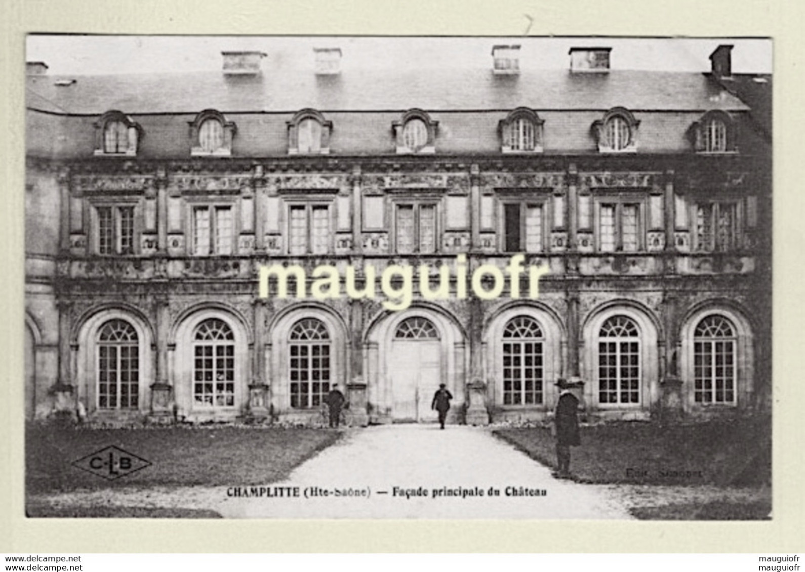 70 HAUTE SAÔNE / CHAMPLITTE / FAÇADE PRINCIPALE DU CHÂTEAU / ANIMÉE - Champlitte