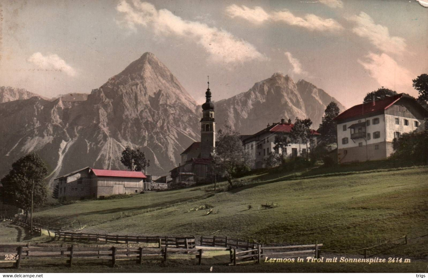 Lermoos Im Tirol Mit Sonnenspitze - Lermoos