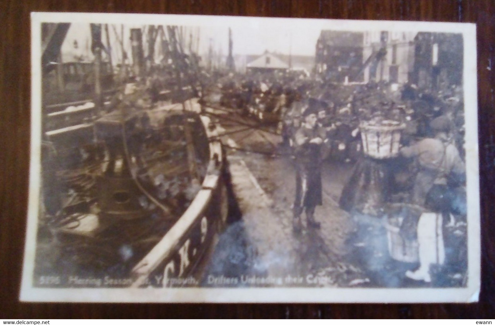 Angleterre - Carte Postale - Herring Season, Gt.Yarmouth - Drifters Unloading Their Catch - Great Yarmouth