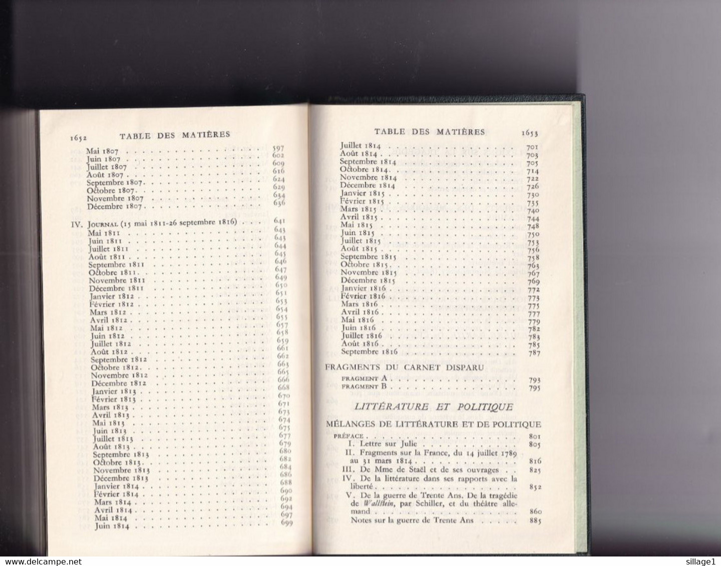 Benjamin CONSTANT Oeuvres La bibliothèque de la Pléiade NRF 1964 TBE Rare N°123 de la Bibliothèque jaquette et livre