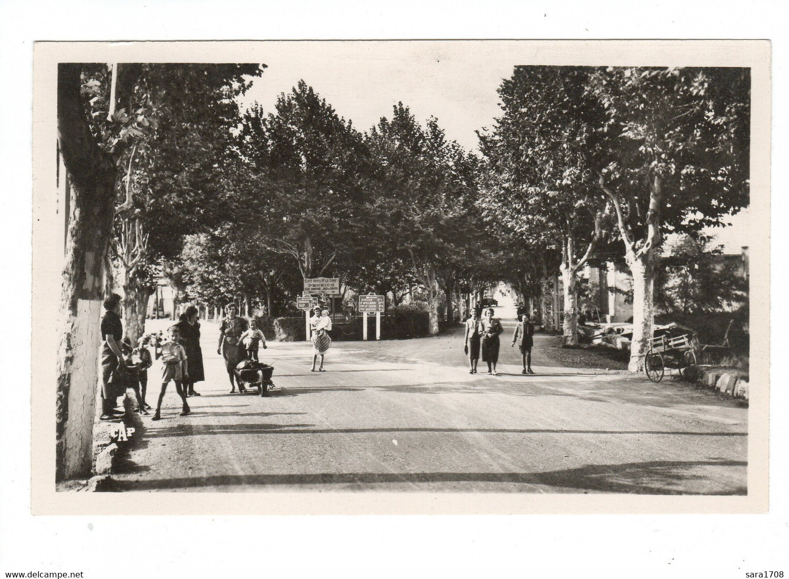 05 SAVINES, Village Disparu Sous Les Eaux Du Lac De Serre Ponçon. Avenue De La Gare Et Route De GAP. - Autres & Non Classés