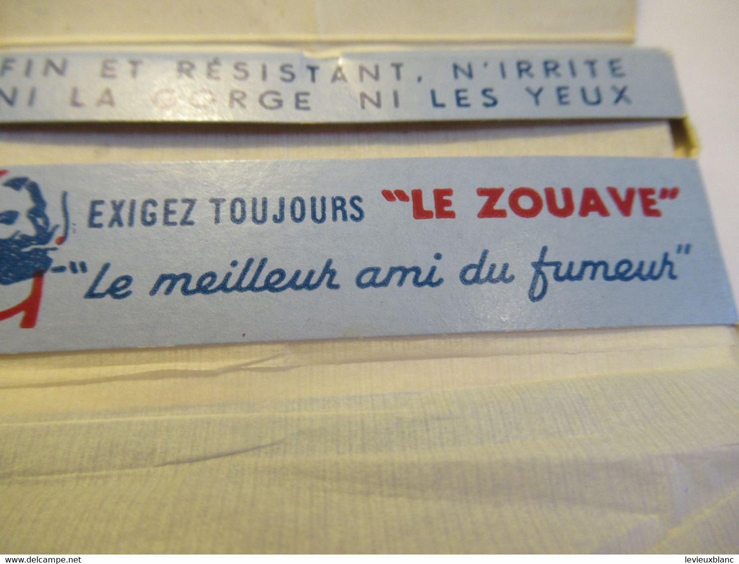 Petit Carnet De Papier à  Cigarettes / Gommé Automatique ZIG-ZAG Superfin/ LE ZOUAVE/ /1950-1960          CIG69 - Otros & Sin Clasificación