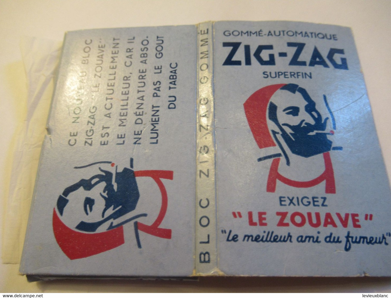 Petit Carnet De Papier à  Cigarettes / Gommé Automatique ZIG-ZAG Superfin/ LE ZOUAVE/ /1950-1960          CIG69 - Otros & Sin Clasificación