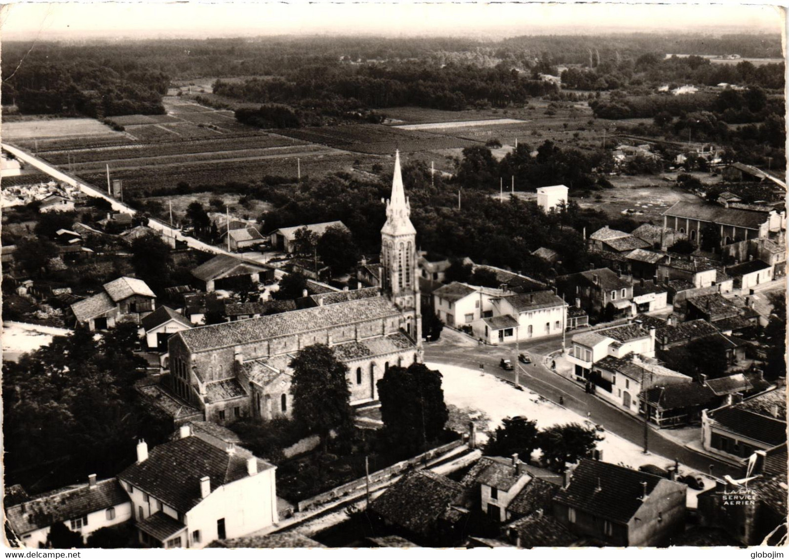 Vendays Montalivet - Vue Aérienne - église St Seurin - Autres & Non Classés